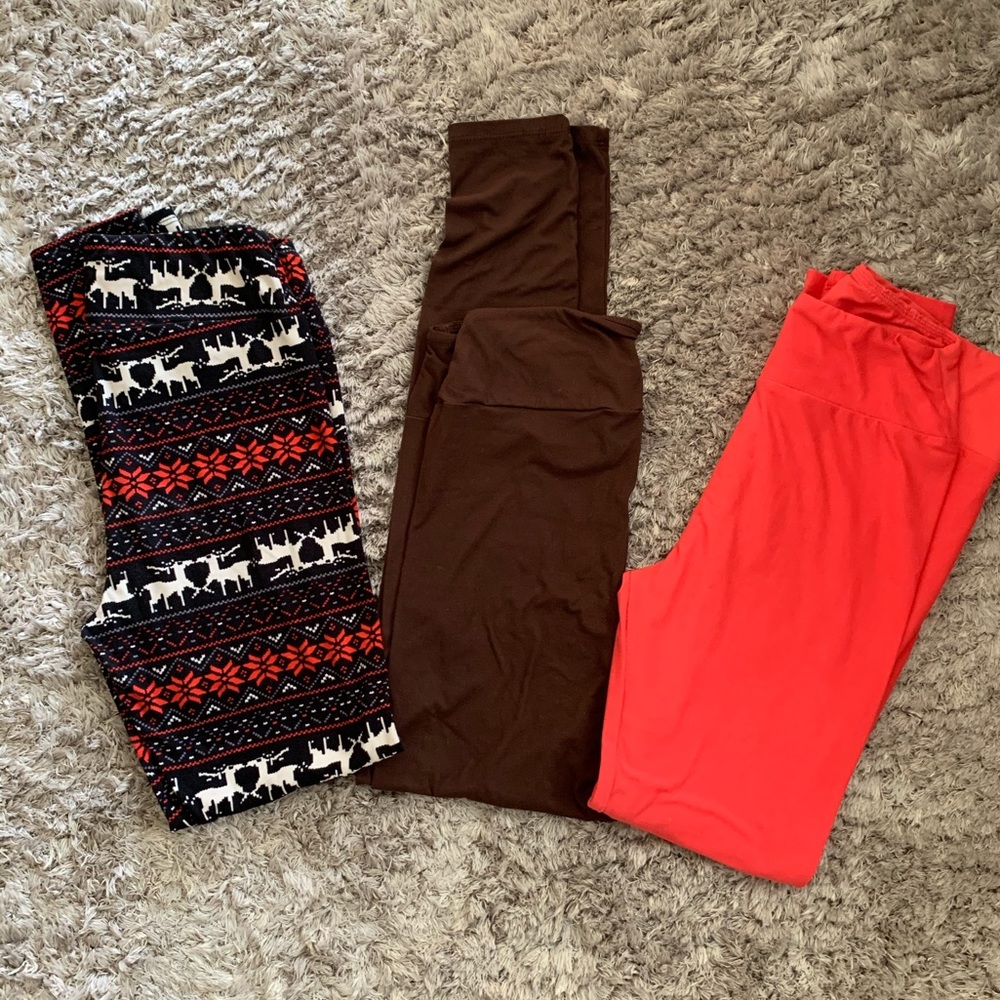 3 pair of super soft leggings